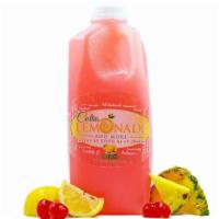 1/2 Gallon of Pineapple Cherry Lemonade · Fresh pineapple and maraschino cherries then mixed with granulated sugars. A perfect blend o...