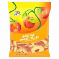 7-Select Peach Rings 5oz · Peach Rings full of bring fresh fruit flavor