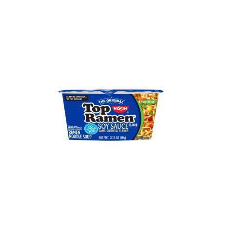 Top Ramen Bowl Soy Sauce 3.42oz · Top Ramen Bowls are portable, microwaveable and customizable so you can enjoy all that noodle goodness on the go or at work.