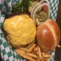 Boozer's Steak Burger · All our burgers are 1/4-pound Missouri raised beef. Burger served with choice of cheese and ...