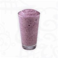 Pineapple Blueberry Smoothie · Made with real pineapple, blueberries and our Lifestyle smoothie mix.