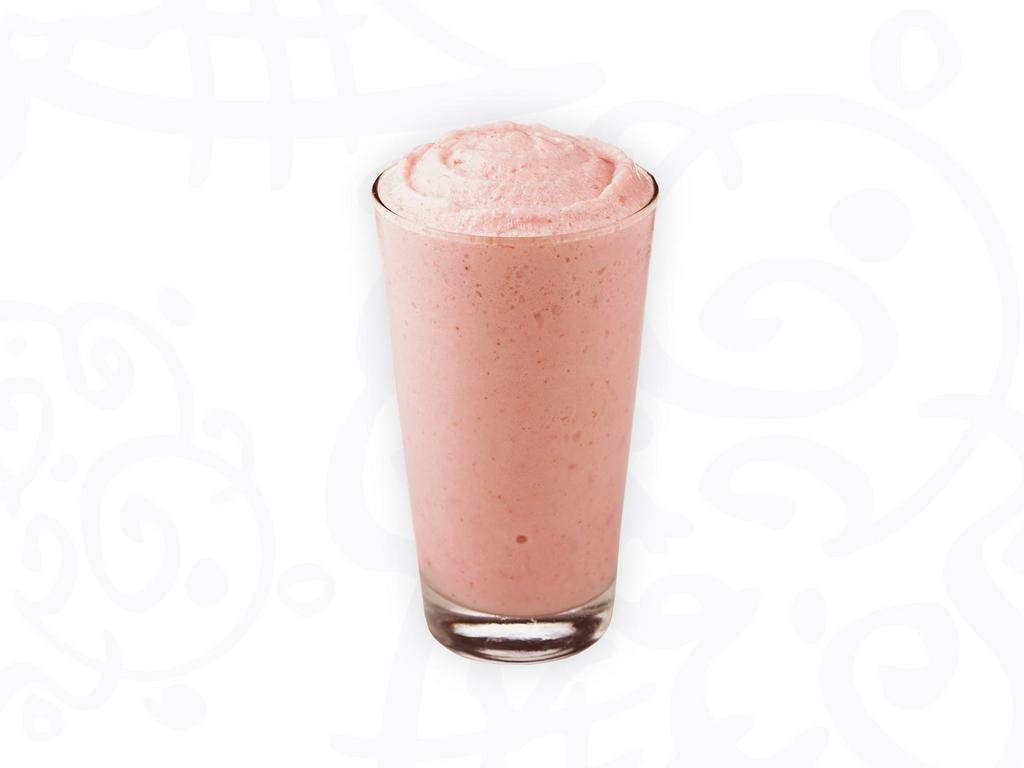 Strawberry Mango · Ingredients: Made with real strawberries, mango juice and our Lifestyle smoothie mix.