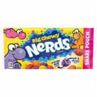 NERDS Big Chewy Candy 4oz Bag · Big Chewy NERDS are the tastiest titans. Orange, lemon, strawberry and grape pack a punch. T...