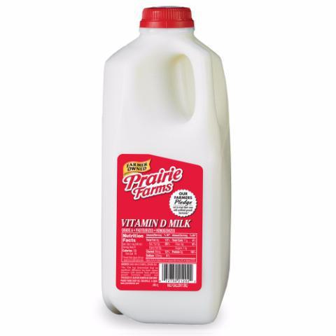 Prairie Farms Whole Milk Half Gallon · Cereal looking a little dry, and mouth sticky from PB & J? Prairie Farms milk will get you back on track!