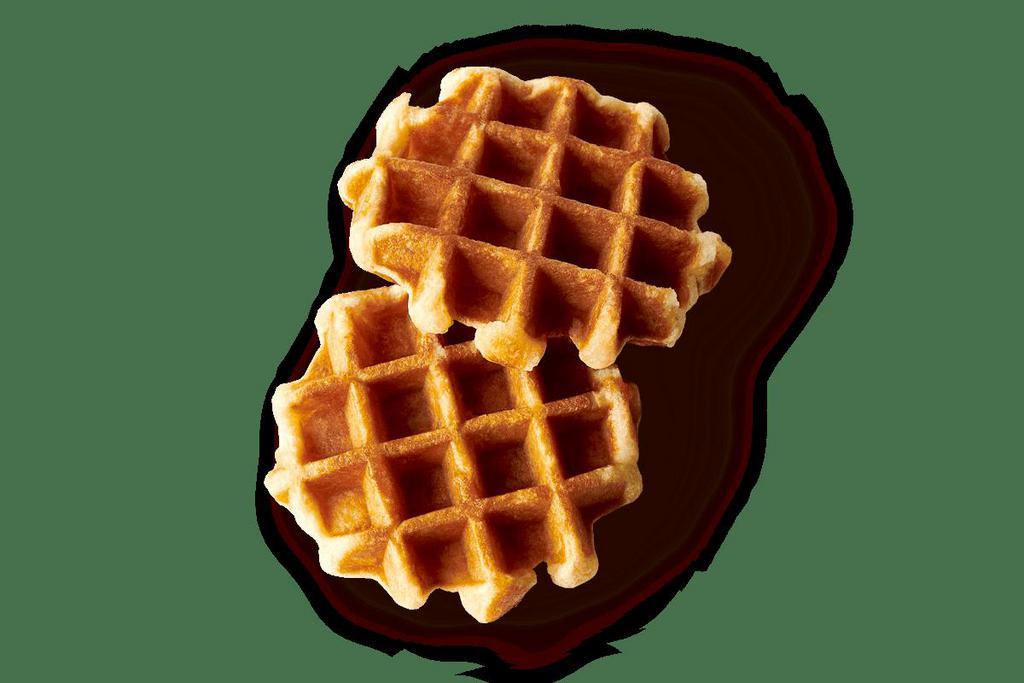 Belgian Waffle · Wheat Flour, Sugar, Margarine, Water, Butter, Egg, Invert Sugar, Yeast, Soy Flour, Salt, Natural Vanilla Flavor with other Natural Flavors, Soy Lecithin.

cals: 310

(Contains Coconut, Egg, Milk, Soy, Wheat)