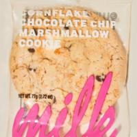 Milk Bar Cornflake Chocolate Chip Marshmallow Cookie (2.72 oz) · A crunchy, chewy riff on the classic chocolate chip, packed with cornflakes and marshmallows.