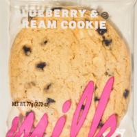 Milk Bar Blueberries & Cream Cookie (2.72 oz) · Mini white chocolate chips and bright, fruity dried blueberry bites in a buttery sugar cooki...