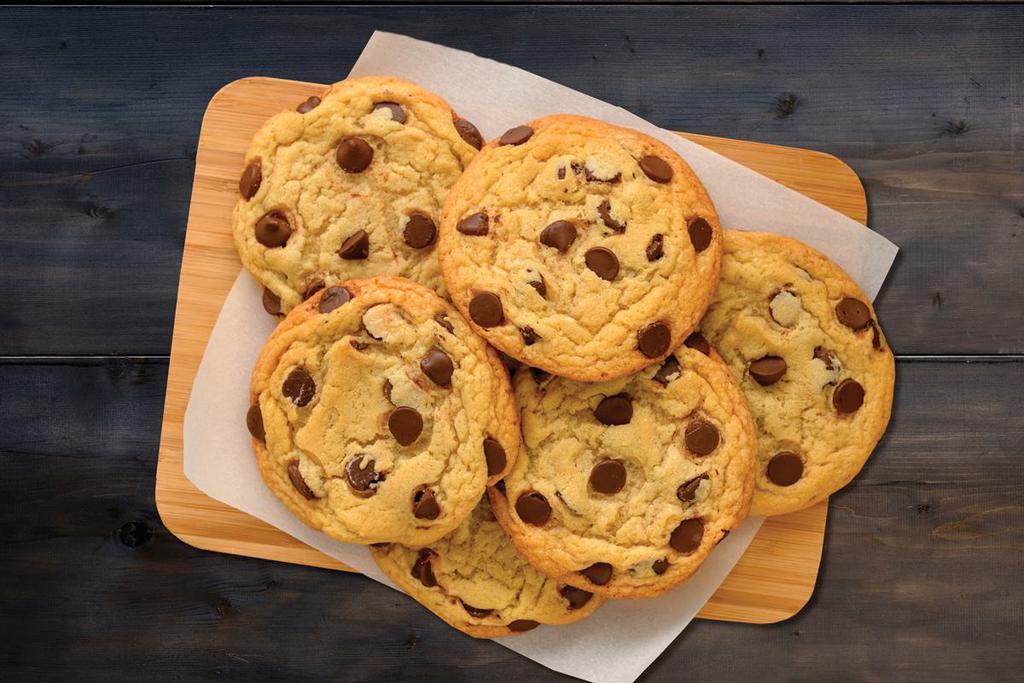 Chocolate Chip Cookie Dough (Baking Required) · Fresh-made in house with Semi-Sweet Chocolate Chips