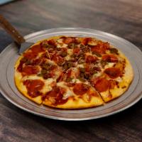 Animal Lover Pizza · Italian Sausage, Capicola Ham, Pepperoni, & Bacon