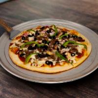 Beef Supreme Pizza · Ground Beef, Green Bell Peppers, Olives, Onions, & Mushrooms