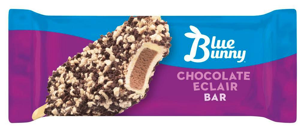 Blue Bunny Chocolate Éclair Bar  · 