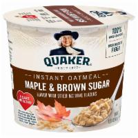 Quaker Maple & Brown Sugar Instant Oatmeal   · 1.69 oz. 