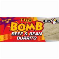 DA BOMB Spicy Beef and Bean Burrito · 14 oz.