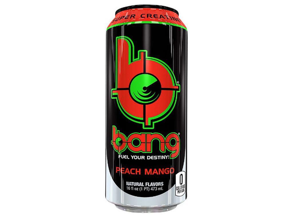 Bang Peach Mango  · 16 oz. can. 