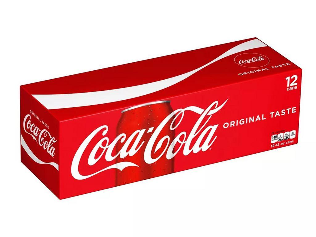 Coke Fridge 12-Pack · 12 oz. cans.