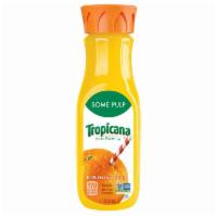 Tropicana Orange Juice with Pulp  · 12 oz.