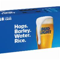 Bud Light 18Pk Cans · Must be 21 to purchase.
