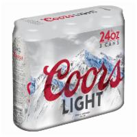 Coors Light 3pk Cans · Must be 21 to purchase.
