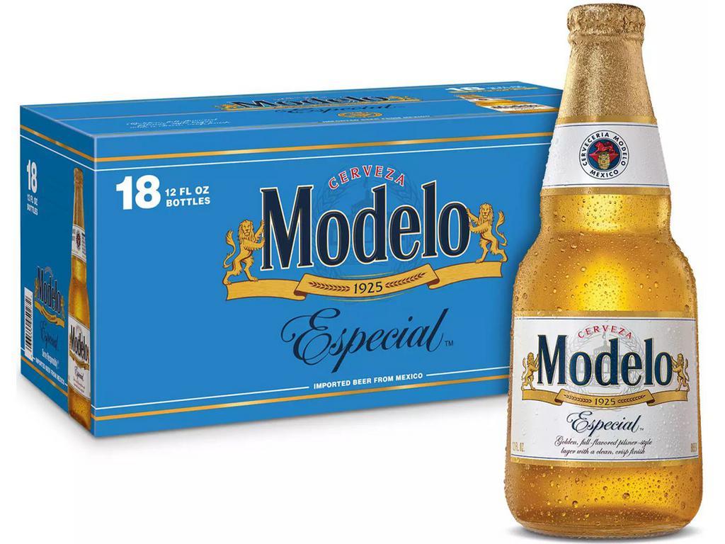 Modelo 18-Pack Bottles · Must be 21 to purchase. 12 oz.