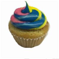 Shave Ice Cupcake · Vanilla cupcake with strawberry, banana and vanilla buttercream swirl.

*If ordering 3 or mo...