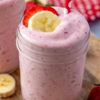 219. Strawberry Banana Smoothie · Strawberries, bananas blend with  yogurt and fresh milk. 