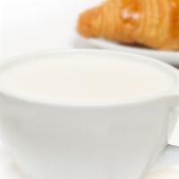 Steamer · Steamed milk with vanilla syrup.
