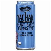 Yachak Organic Plant-Based Energy Tea Berry Blue 16oz · A revving blend of blueberry and yerba mate.