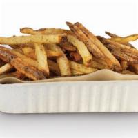 Seasoned Hand-Cut Fries · Tossed in our signature seasoning