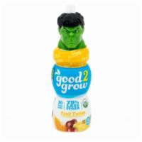 good2grow Juice Fruit Fusion 6oz · A fruit juice with a fun topper. USDA Certified Organic. No added sugar and no artificial co...