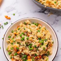 28. Vegetable Fried Rice ·  carrot, pea, napa cabbage, onion, scallion, bean sprout
