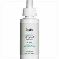 hers minoxidil 2% serum  - extra strength topical hair regrowth solution for women (2 oz) · Hers Minoxidil 2% is specially formulated for women who are experiencing hair loss. It is an...