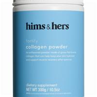 hims & hers fortify collagen powder (10.5 oz) · This gluten-free collagen powder packs a powerful punch. Not only does it help to keep your ...
