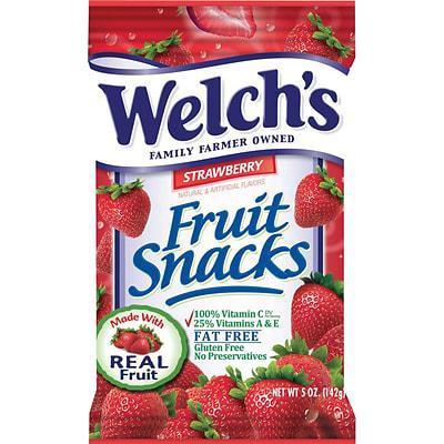 Welch's Fruit Snacks · 5 oz. bag.