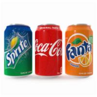 Canned Sodas - 12 oz (Coke, Sprite, Fanta, etc) · 12 oz cans