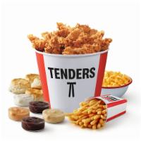 16 Tenders Meal · 16 pieces of our freshly prepared Extra Crispy Tenders, 3 Large sides of your choice, 6 bisc...