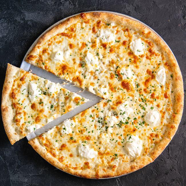 Thin Crust White Pizza (12