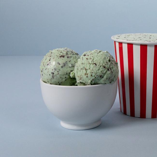 Mint Chocolate Chip Ice Cream (Pint) · Creamy and speckled with chocolate chips balanced with a vibrant mint flavor.