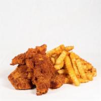 Chicken Tenders w/ Fries · 4 Crispy Tenders with Fries served comeback and ranch sauce.
Choose your spice level.