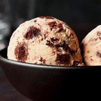 Irish Cream Brownie Ice Cream · Irish Cream infused into our ice cream with rich chocolate brownie pieces and a decadent fud...