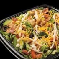 Chicken & Bacon Ranch Melt Salad · Saddle and and try the fresh toasted SUBWAY Chicken & Bacon Ranch Melt sandwich. Stuffed wit...