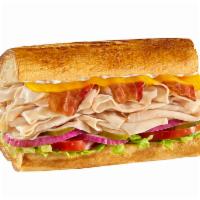 31. Clubhouse Melt · 1/4 lb. of turkey, bacon and melted cheddar. Toasted with mayo, served Togo's style.
