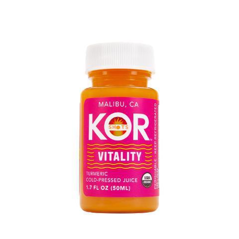 KOR Wellness VITALITY - Tumeric Cold-Pressed Juice 1.7oz · Organic turmeric shot for post-workout