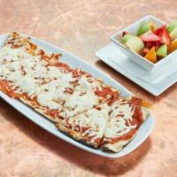 Kids Pizza · Choice of cheese or pepperoni, pizza sauce, mozzarella cheese