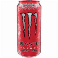 Monster Energy Ultra Red 16oz · 