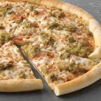 Pepperoni and Hatch Green Chile · 