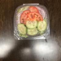 Mini Salad · Lettuce, Tomato, Onion & Cucumber