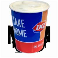 DQ® Quart · Cold, creamy DQ® soft serve freshly packed in a quart container.