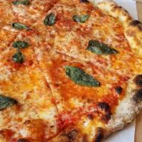Margherita Pizza  · Marinara, mozzarella and fresh basil. 