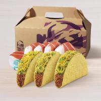 Taco Party Pack · Your choice of 12 of the following tacos: Crunchy or Soft Tacos, Crunchy or Soft Taco Suprem...
