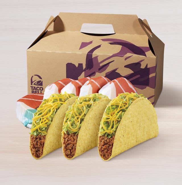 Taco Party Pack · Your choice of 12 of the following tacos: Crunchy or Soft Tacos, Crunchy or Soft Taco Supremes®.